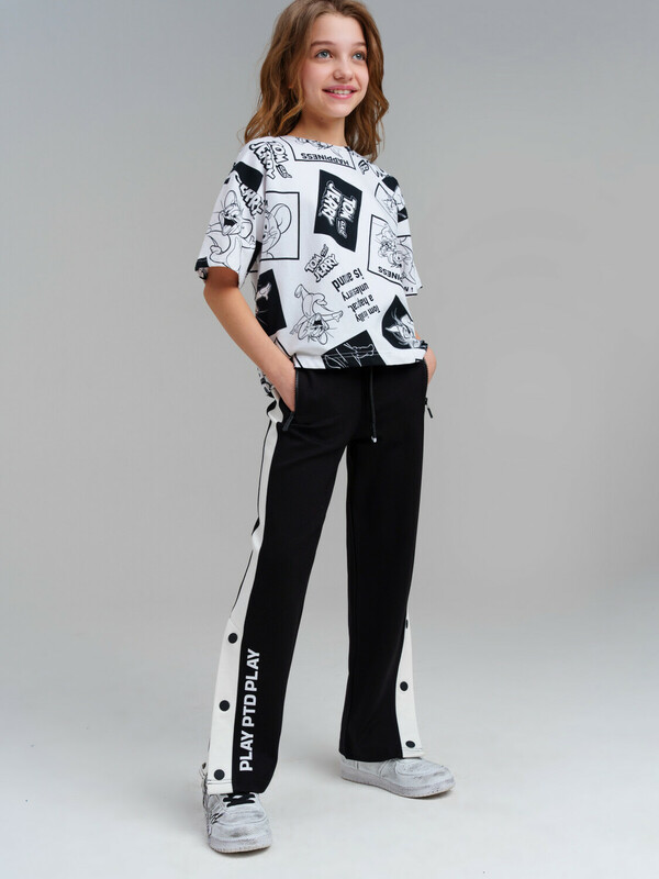 Брюки трикотажные для девочек