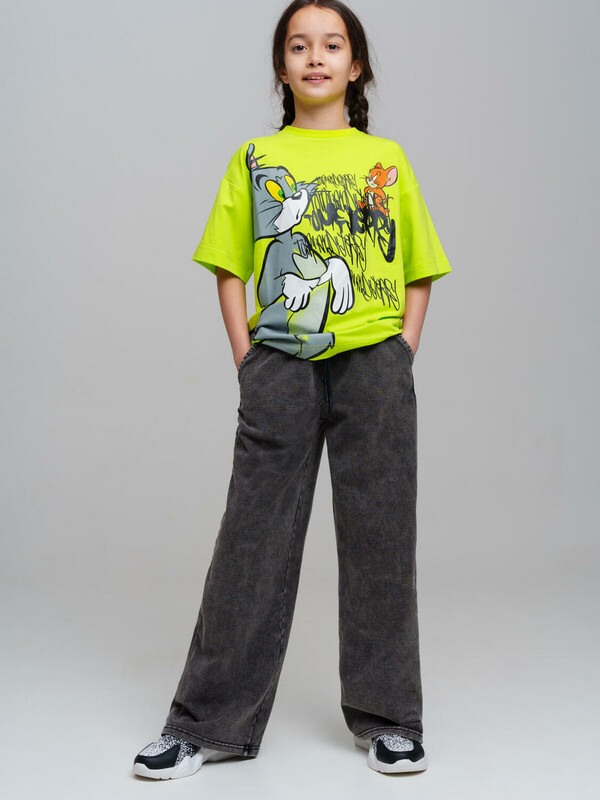 Брюки трикотажные для девочек