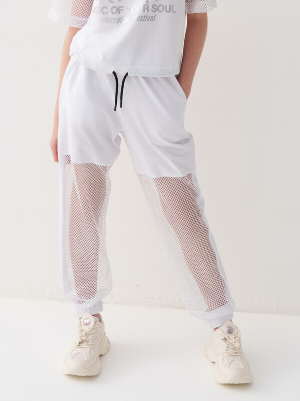 Брюки трикотажные для девочек