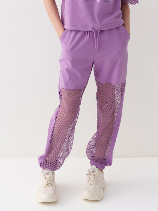 Брюки трикотажные для девочек