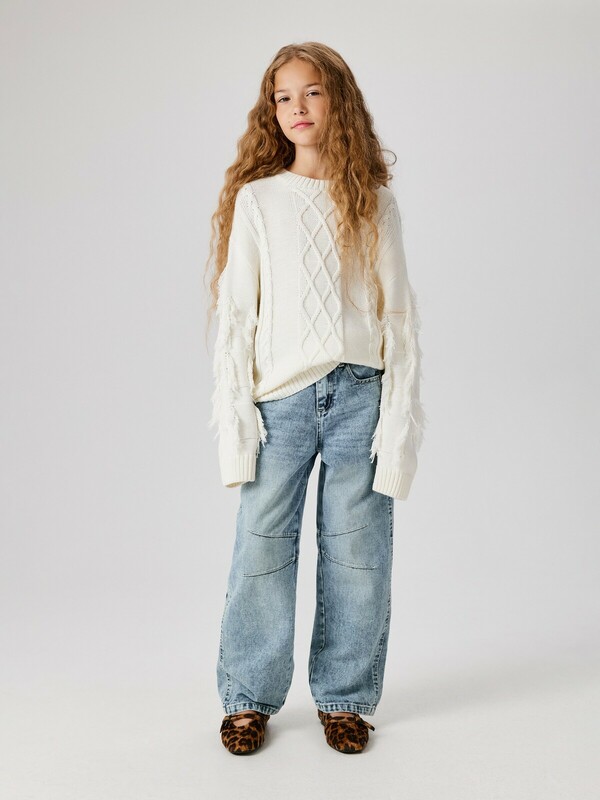 Брюки джинсовые детские для девочек Neva