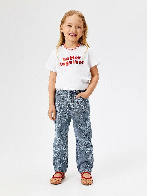 Брюки джинсовые детские для девочек Reinira