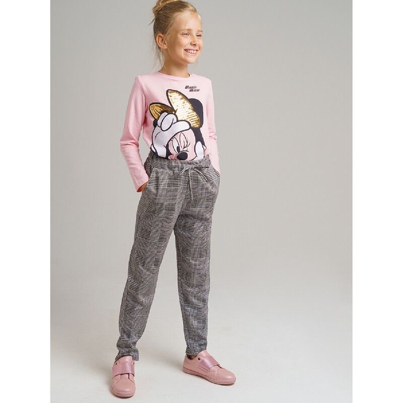 Брюки трикотажные для девочек