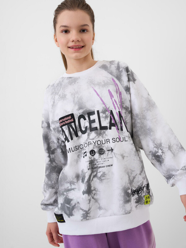 Толстовка трикотажная для девочек