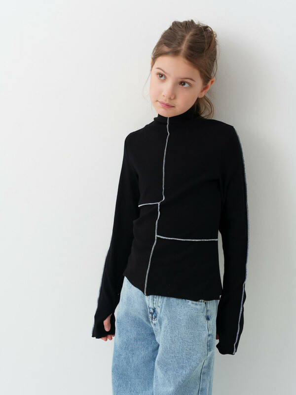 Водолазка трикотажная для девочек