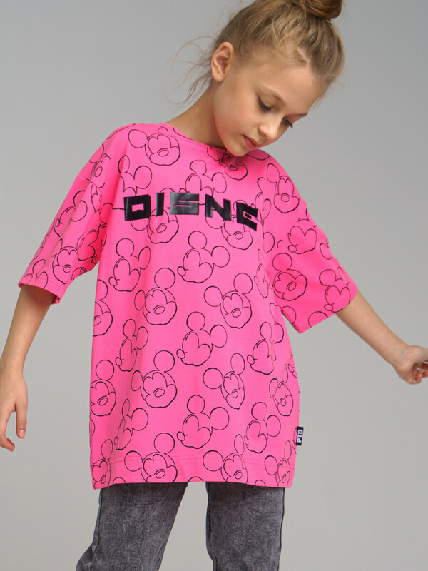 Фуфайка трикотажная для девочек (футболка)