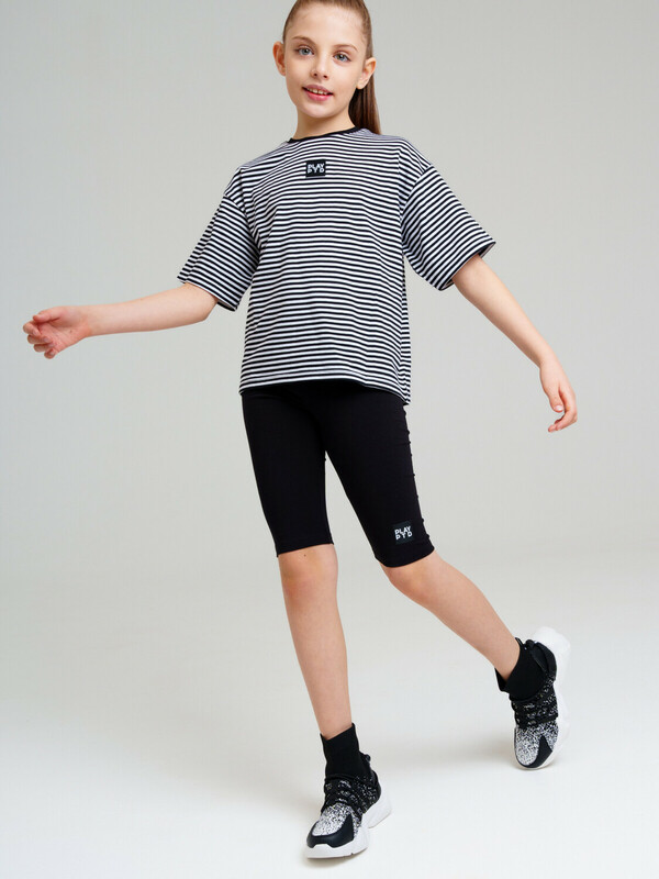 Фуфайка трикотажная для девочек (футболка)