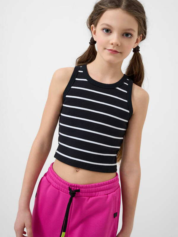 Майка трикотажная для девочек