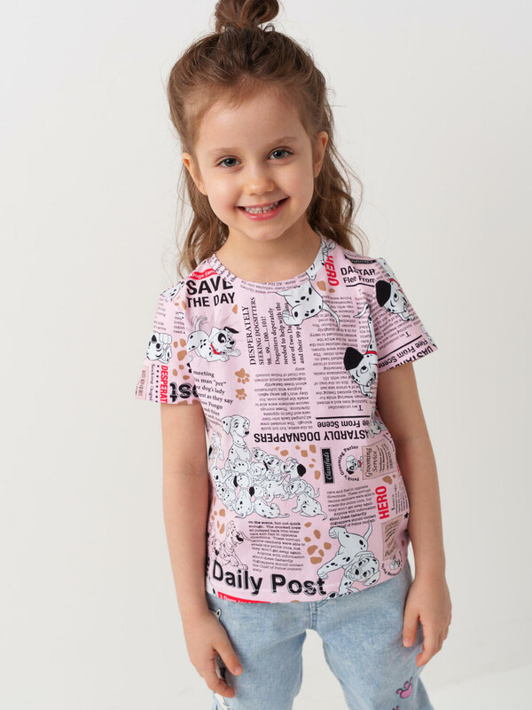 Фуфайка трикотажная для девочек (футболка)