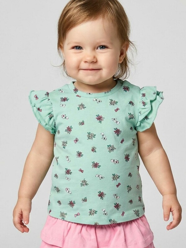 Джемпер детский трикотажный для девочек (футболка)