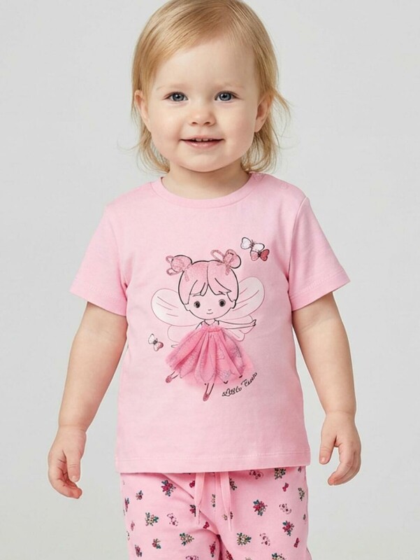 Джемпер детский трикотажный для девочек (футболка)