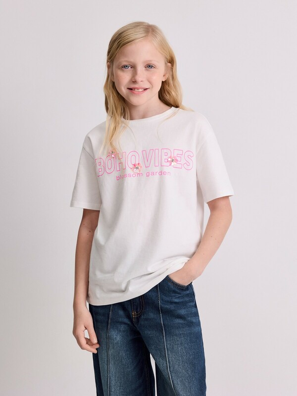 Футболка детская для девочек Kolibri