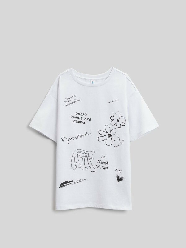 Футболка детская для девочек Raksha