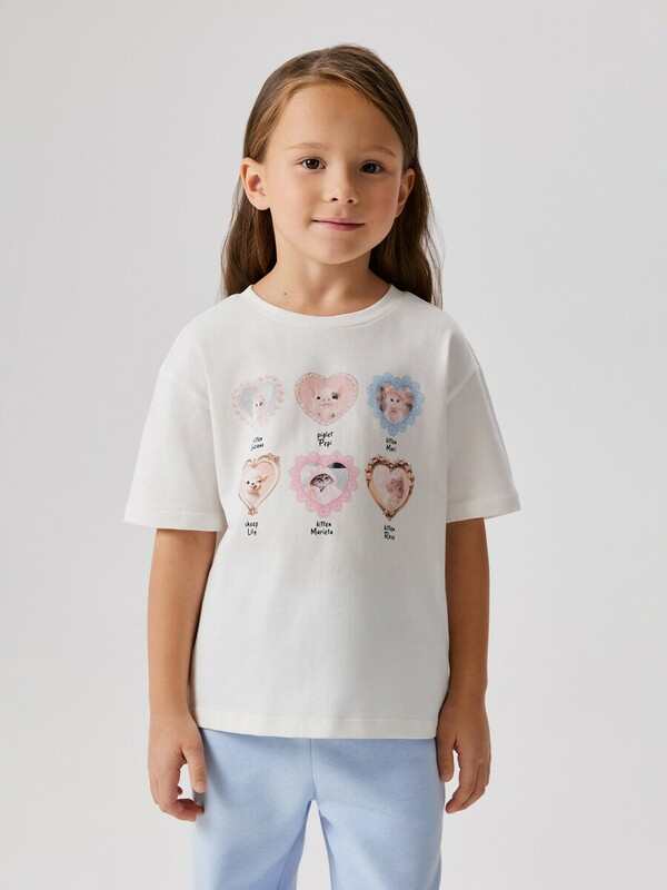 Футболка детская для девочек Bajena