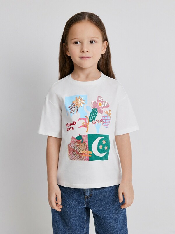 Футболка детская для девочек Klarita