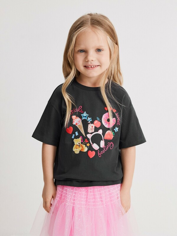 Футболка детская для девочек Klarita