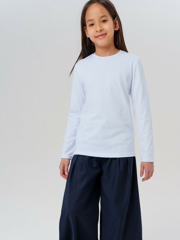 Фуфайка трикотажная для девочек (футболка)