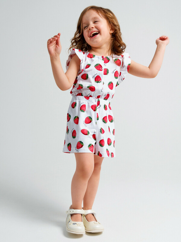 Комбинезон детский трикотажный для девочек