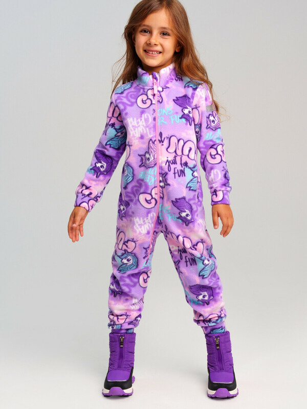 Комбинезон трикотажный для девочек
