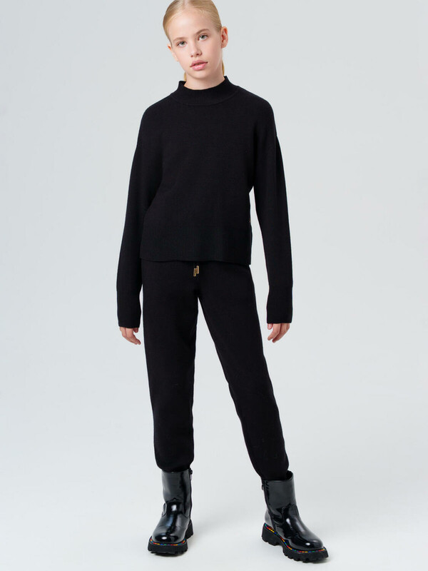 Комплект трикотажный для девочек: джемпер, брюки