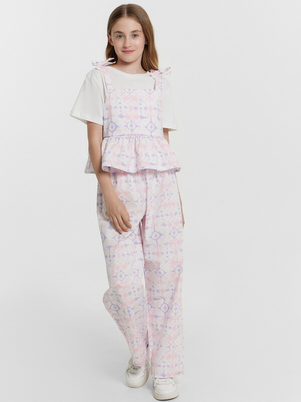 КОМПЛЕКТ ДЛЯ ДЕВОЧЕК (БЛУЗА, БРЮКИ) 397752