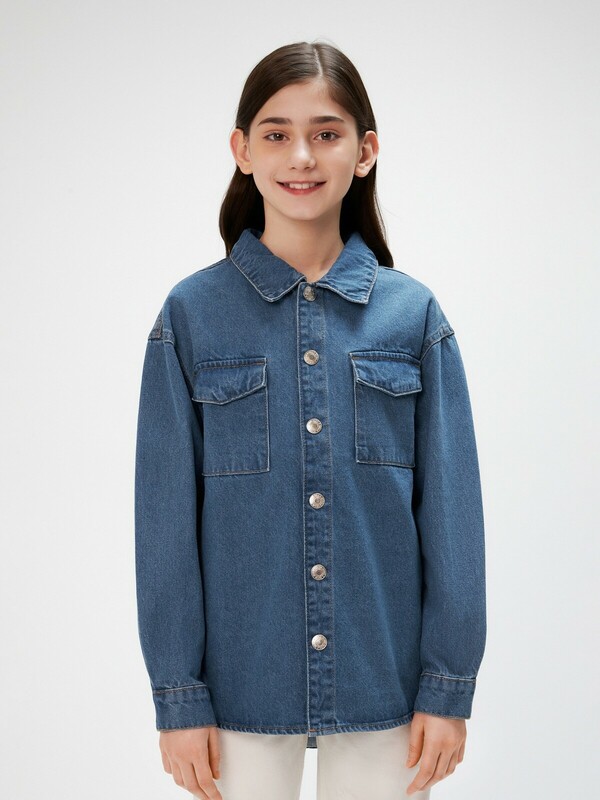 Куртка джинсовая детская для девочек Rattata