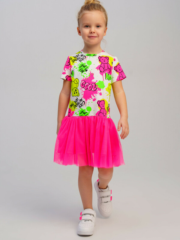 Платье трикотажное для девочек