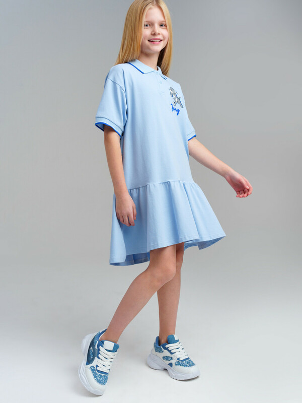 Платье трикотажное для девочек