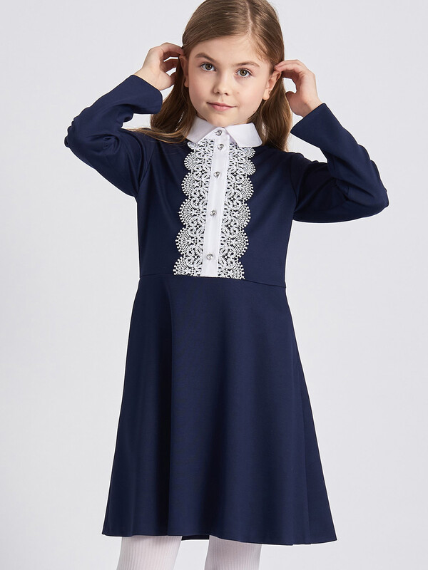 12595 Платье с длинными рукавами D729.01