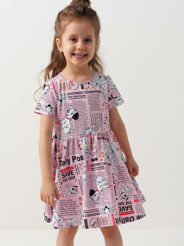 Платье трикотажное для девочек