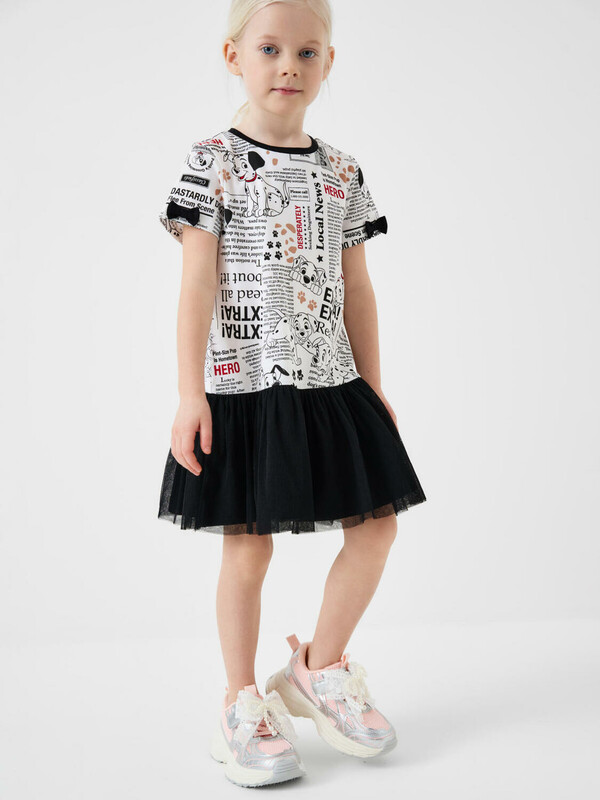 Платье трикотажное для девочек