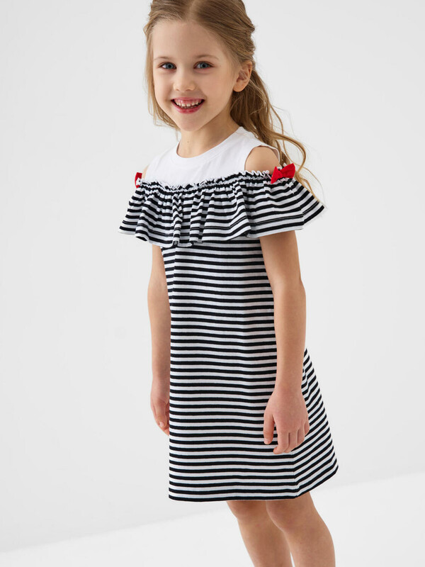 Платье трикотажное для девочек