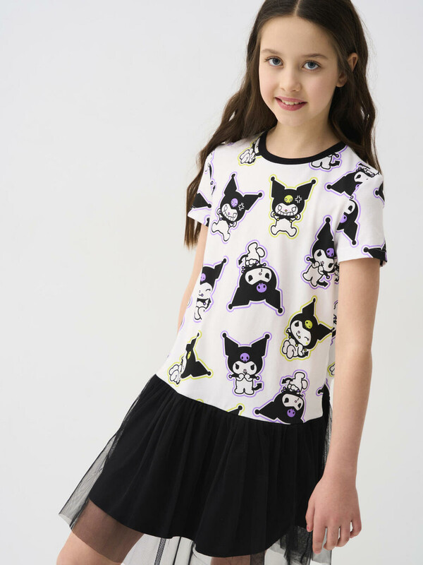 Платье трикотажное для девочек