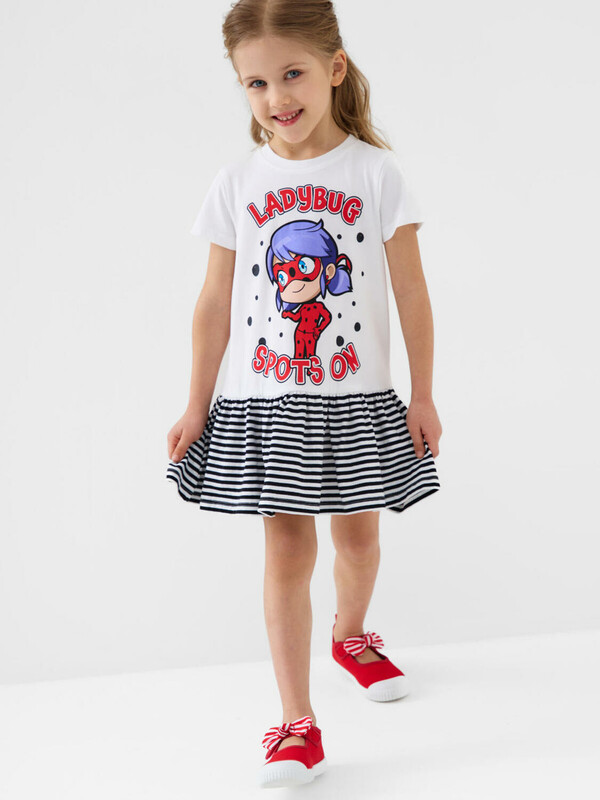 Платье трикотажное для девочек