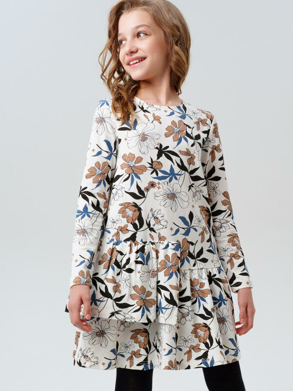 Платье трикотажное для девочек