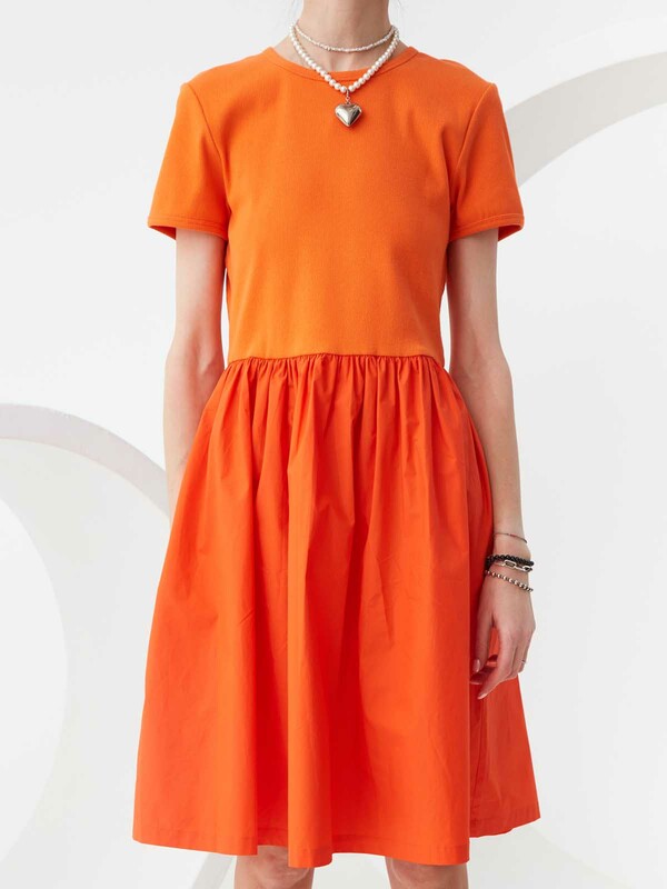 45019 Платье с короткими рукавами D1137.01