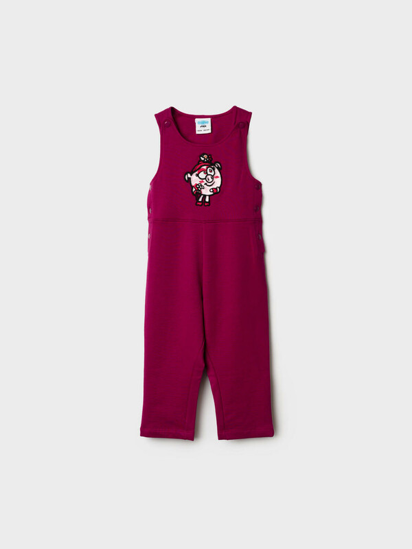 Полукомбинезон детский трикотажный для девочек