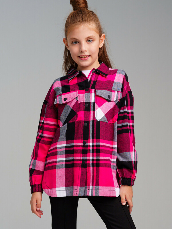 Рубашка текстильная для девочек