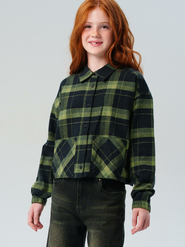 Рубашка текстильная для девочек
