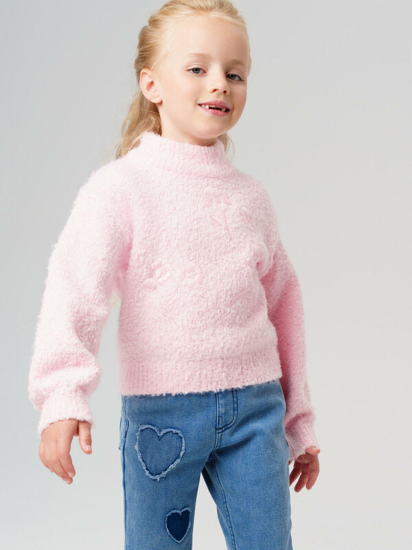Свитер трикотажный для девочек