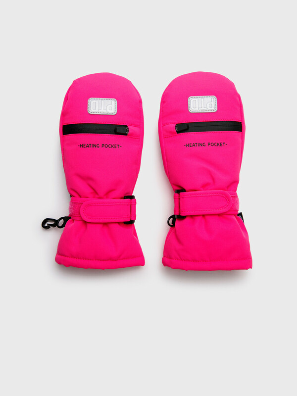 Варежки текстильные для девочек