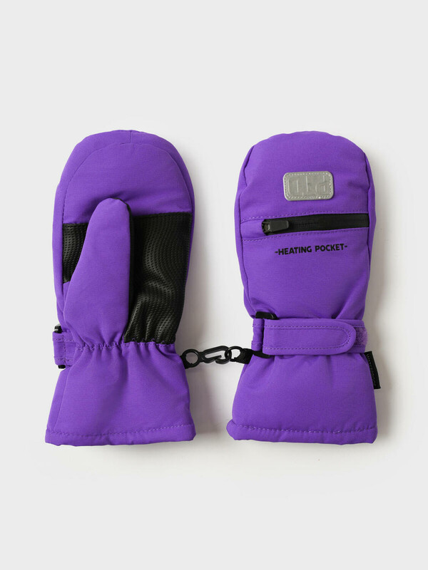 Варежки текстильные для девочек