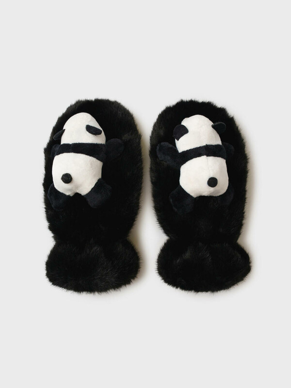 Варежки трикотажные для девочек