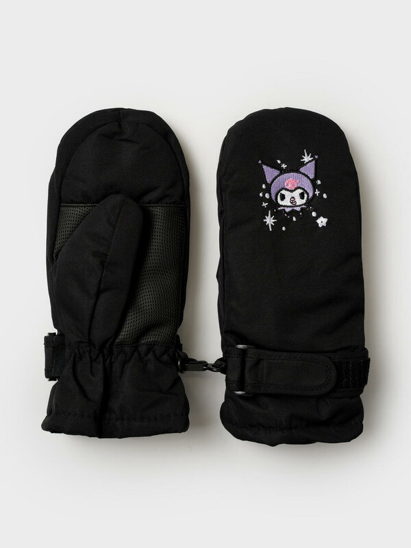 Варежки текстильные для девочек