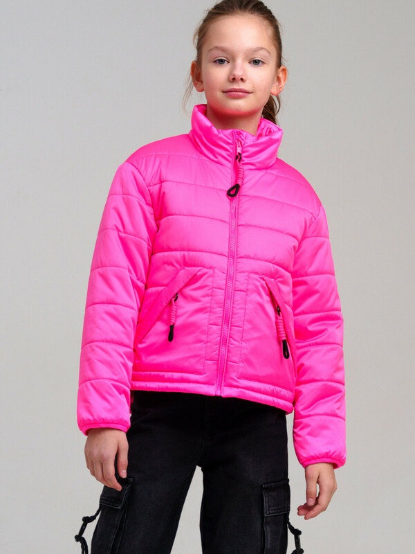 Куртка текстильная с полиуретановым покрытием для девочек
