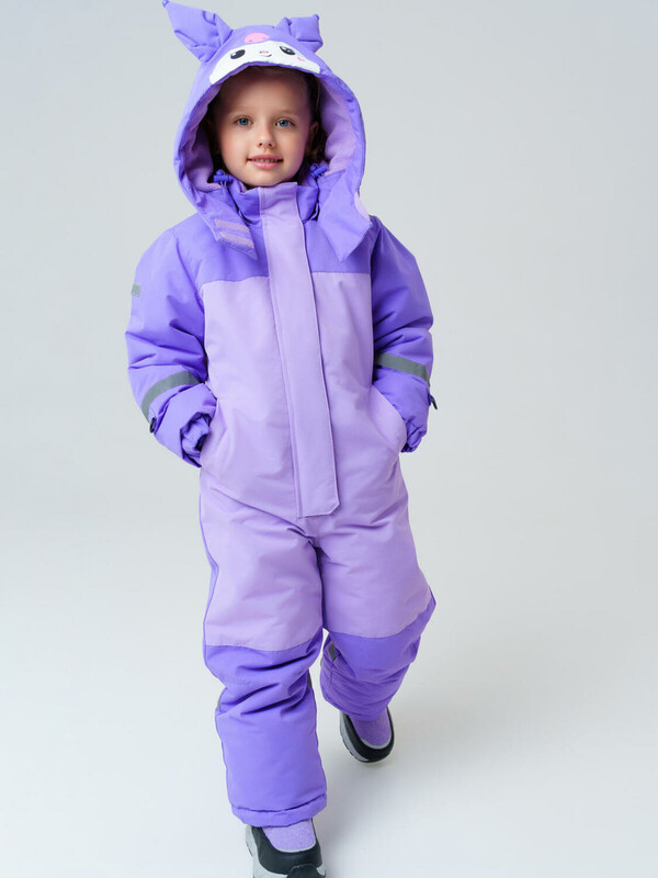 Комбинезон текстильный с полиуретановым покрытием для девочек