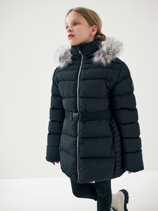 Куртка текстильная с полиуретановым покрытием для девочек