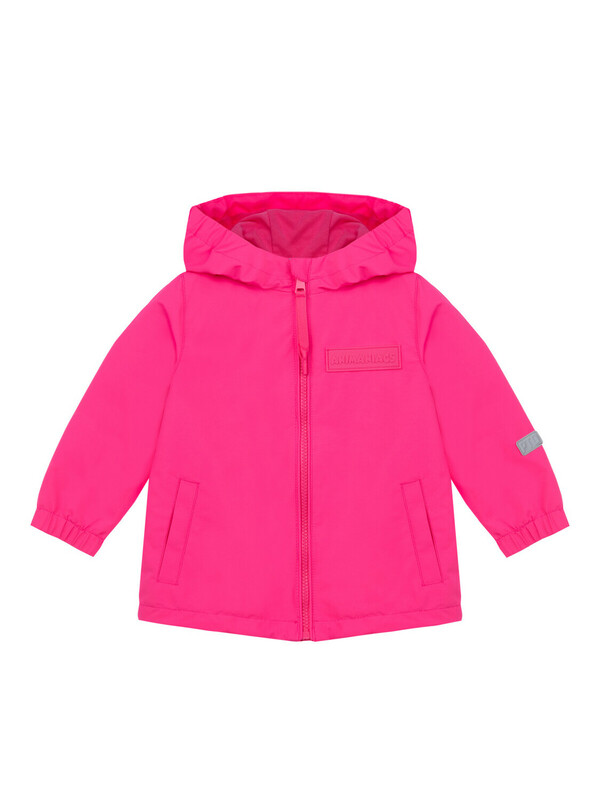 Куртка детская текстильная с полиуретановым покрытием для девочек (ветровка)
