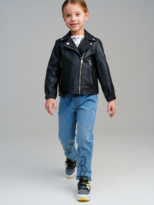 Куртка кожаная для девочек