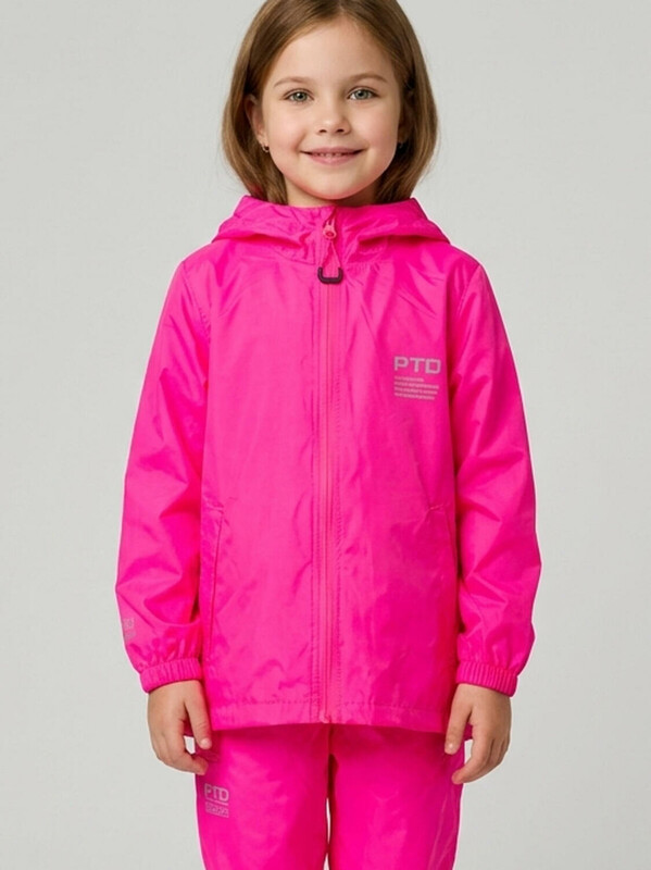 Куртка водонепроницаемая с полиуретановым покрытием для девочек
